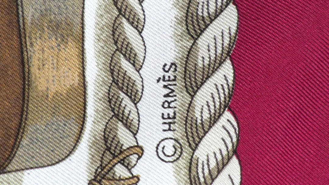 HERMES エルメス　大判スカーフ　カレ90　 D395