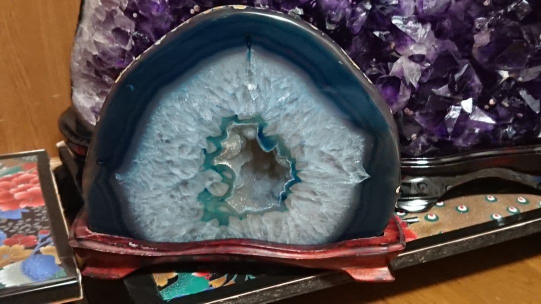 希少ブルーメノウドーム　人気急上昇　ドゥルージータイプ　知性、幸運をもたらす