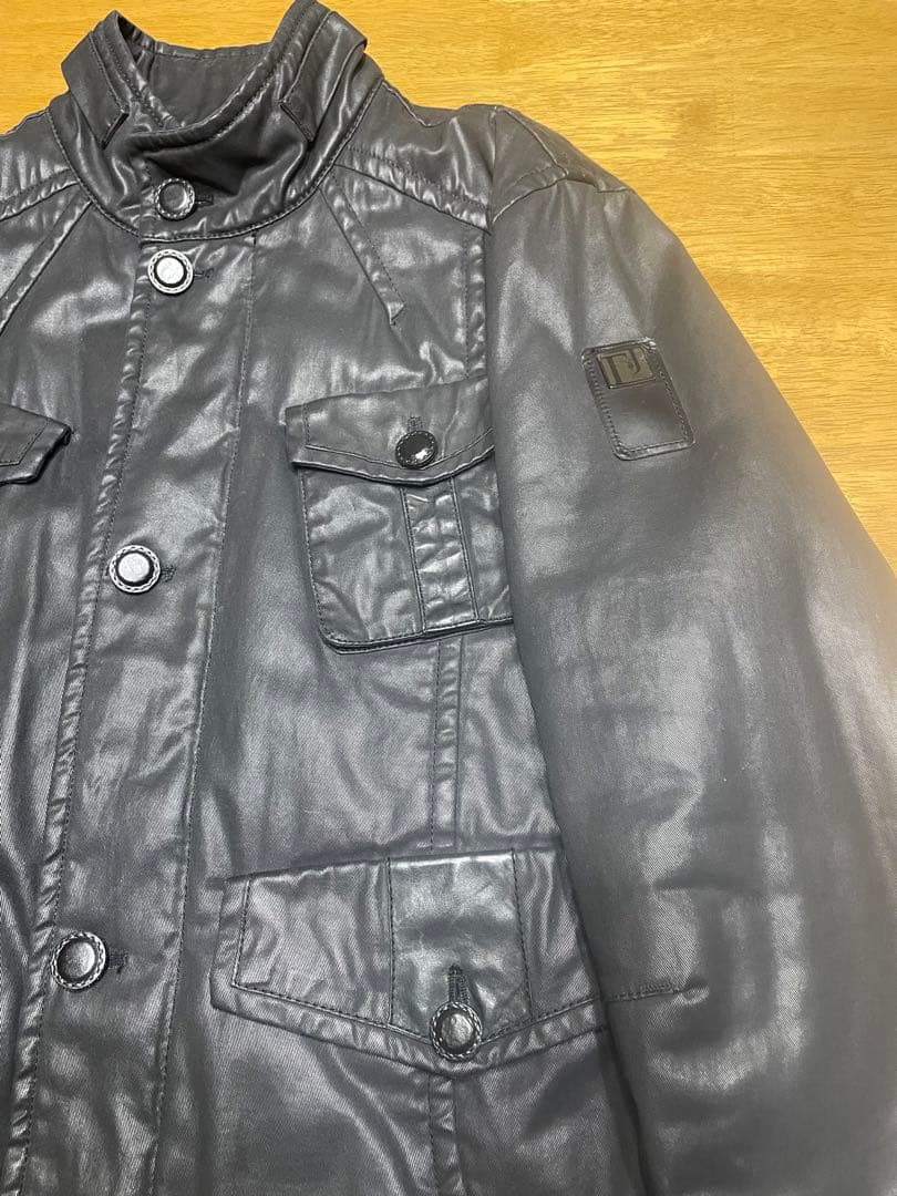 【再お値下げしました】革ジャン トラサルディ 本革 黒 サイズ50