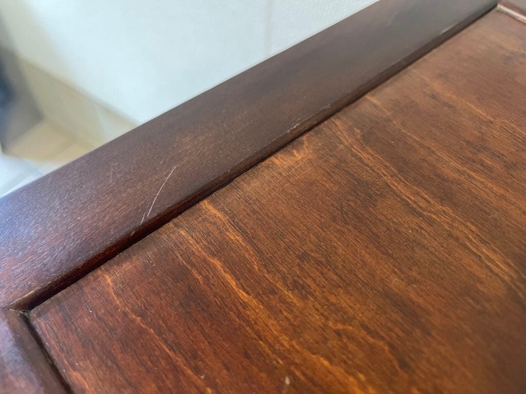 定価13万円◼️松本民芸家具 C型電話台 サイドチェスト 収納 リビング 民芸