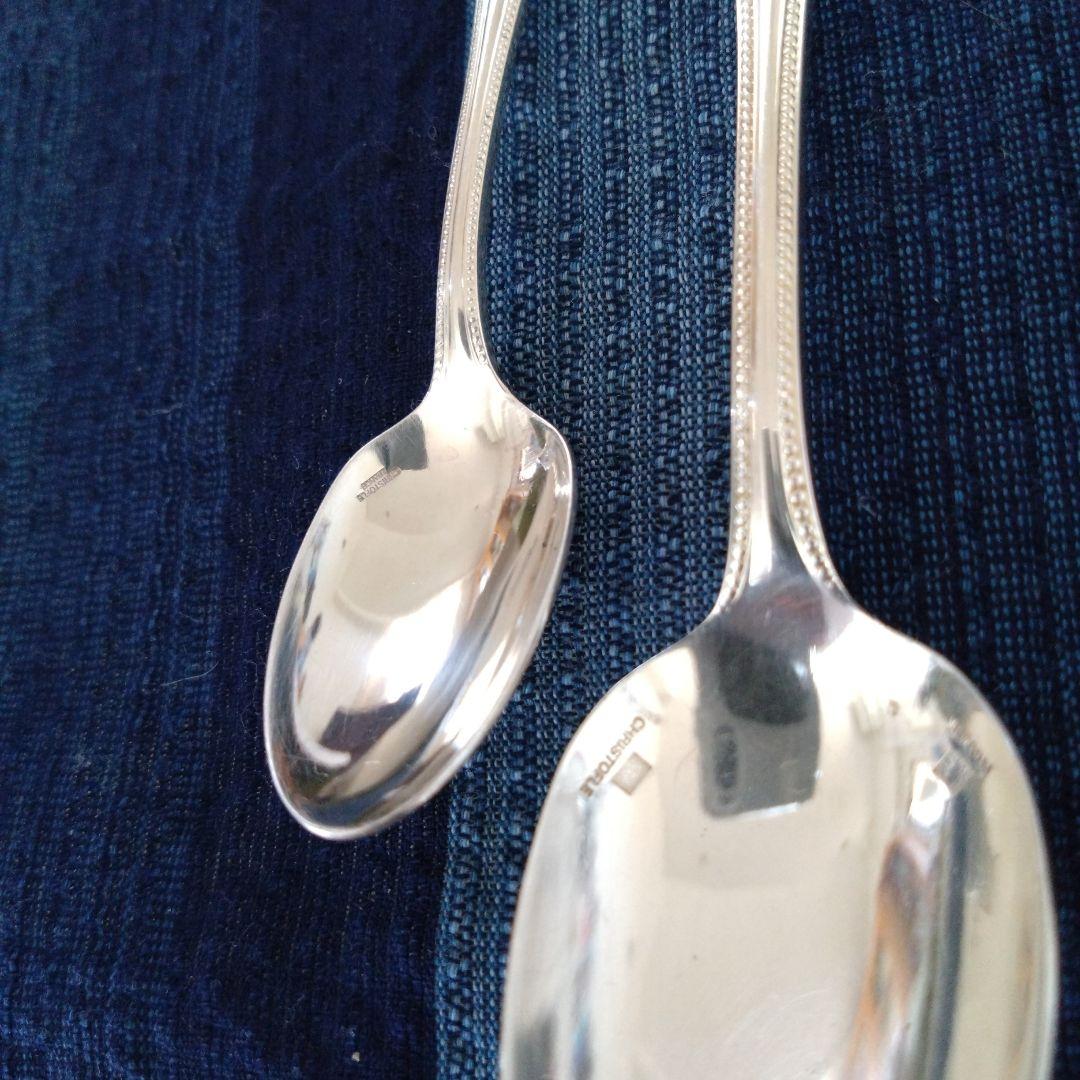 クリストフルシルバー（銀メッキ）カトラリー　パールコレクション６本セット【中古】