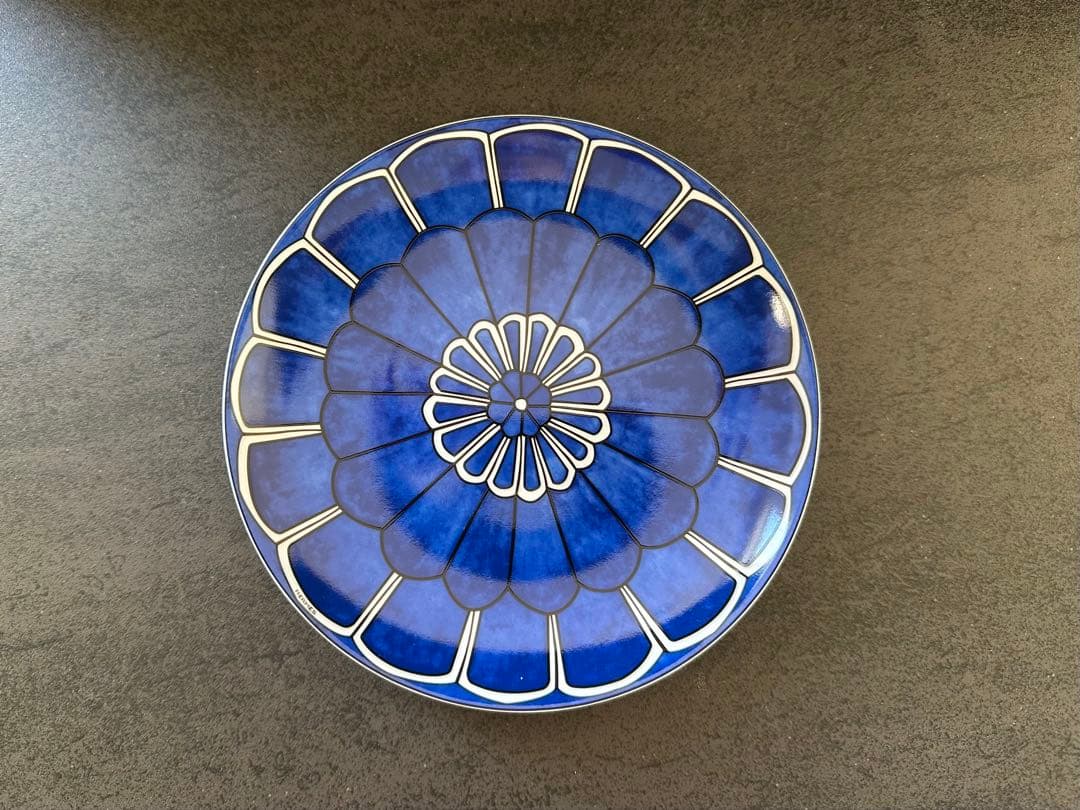 HERMÈS ブルーダイユール　パンプレート16㎝