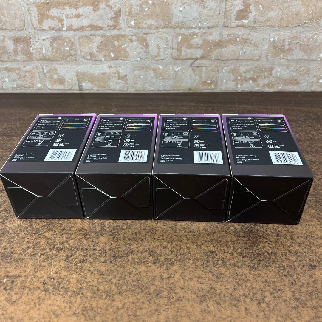 【未開封品】 Philips Hue スマート電球 A19 E26 4個セット