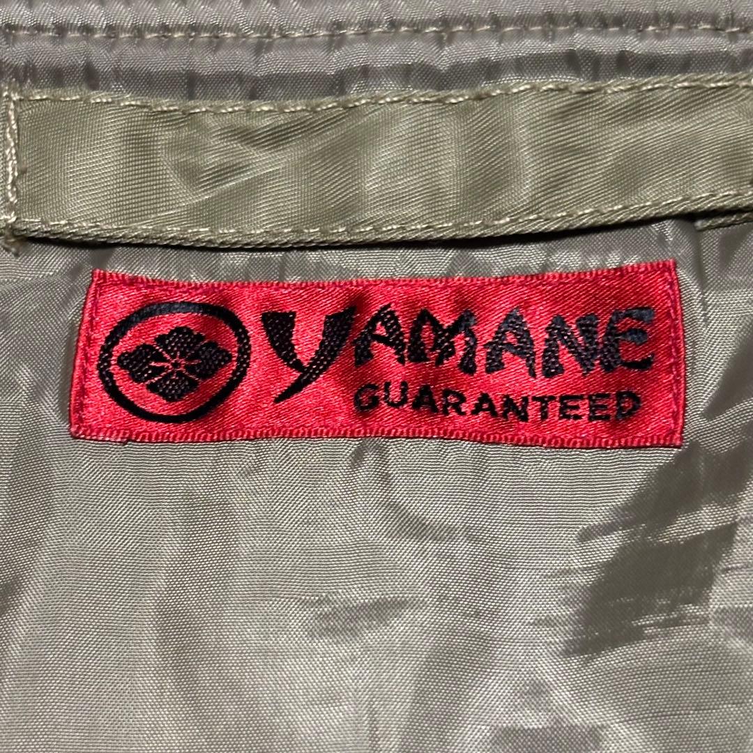 希少 EVISU YAMANE フライトジャケット カーキ MA-1 Mサイズ