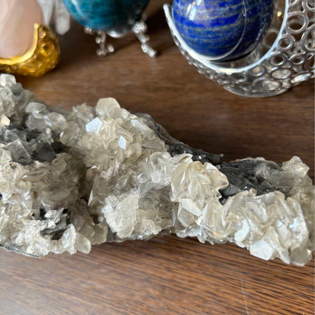 アポフィライト&スファレライト&フローライト共生＊原石標本＊パワーストーン天然石