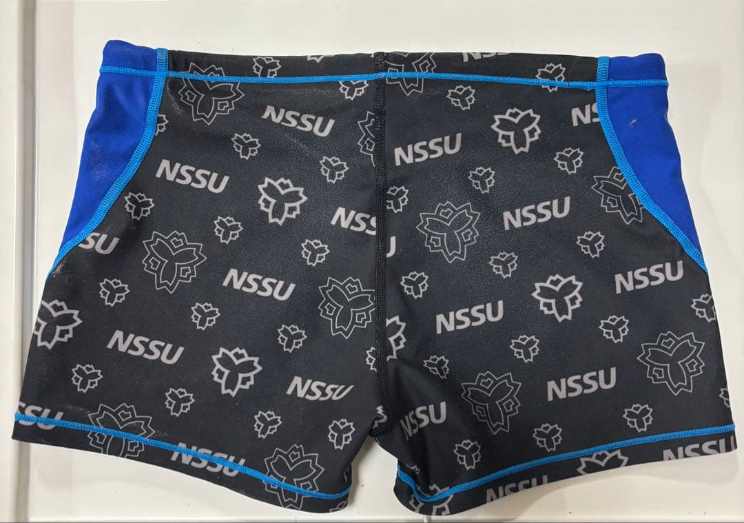 Mizuno日体大 NSSU 競泳水着 黒・青