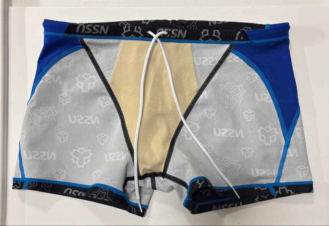 Mizuno日体大 NSSU 競泳水着 黒・青