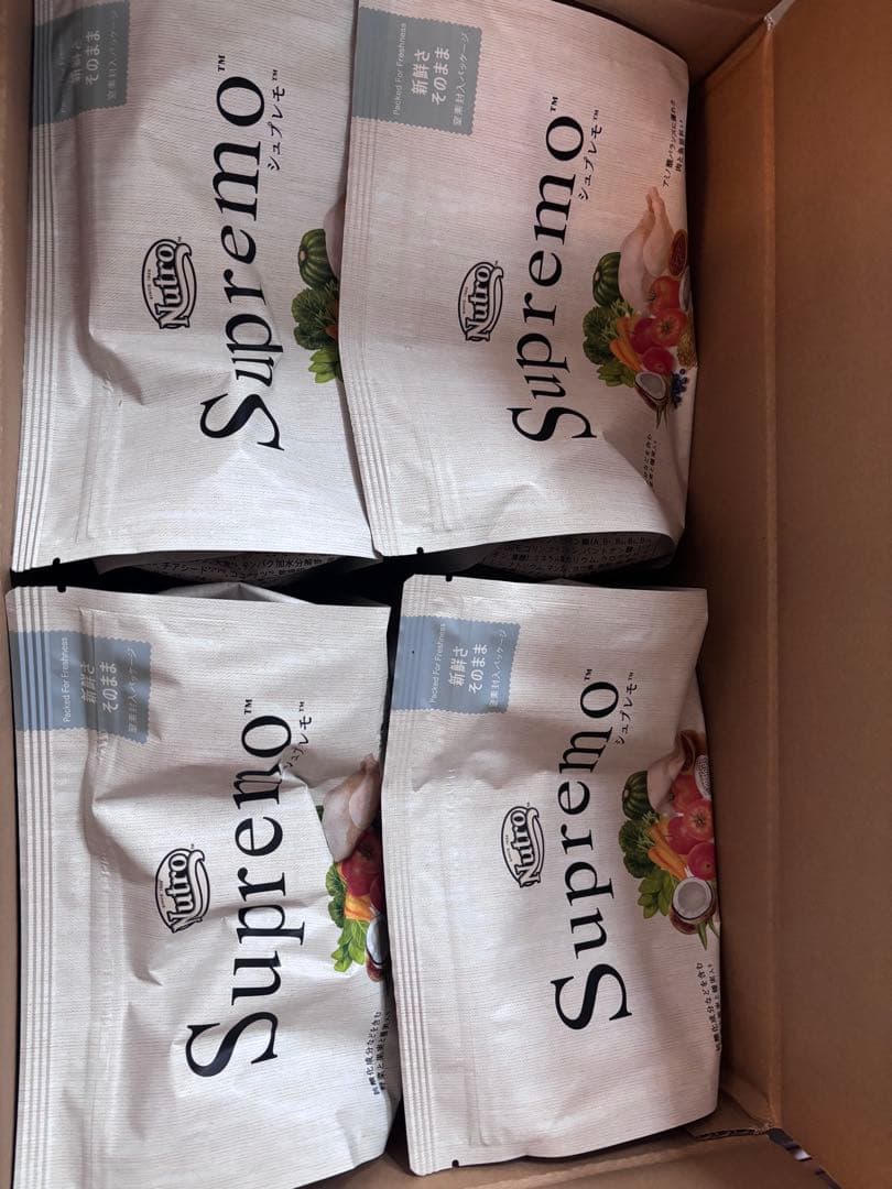 Nutro シュプレモ 小型犬用 成犬用 3kg ドライフード 小粒（4袋）