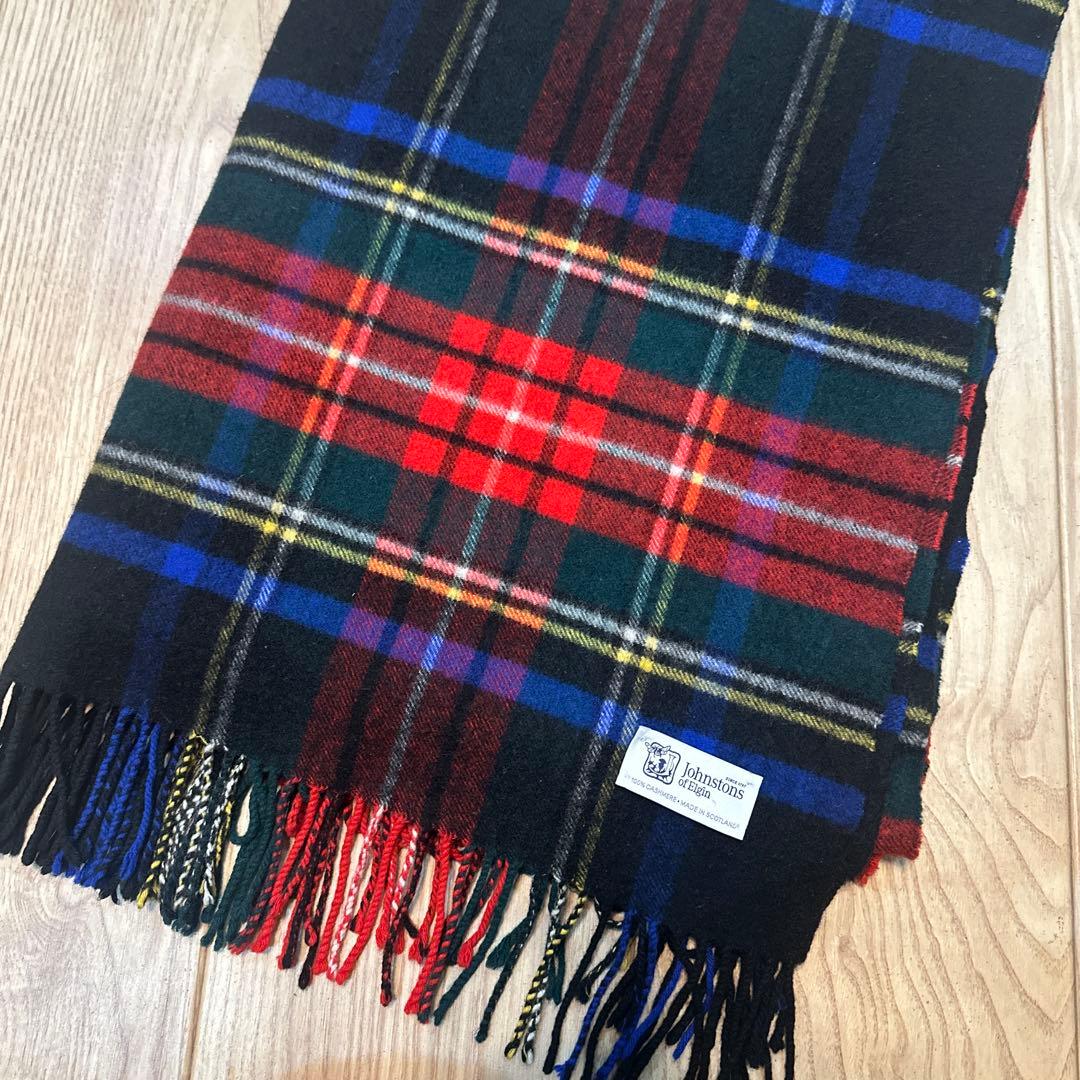 ★ラテ★ジョンストンズ 100%カシミヤ ストール　大判