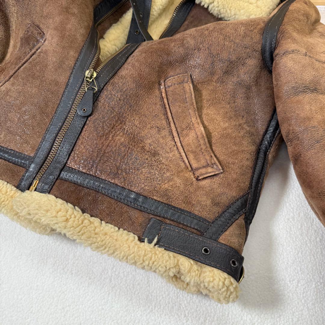 Schott B-3 フライトジャケット ムートンジャケット　サイズ40
