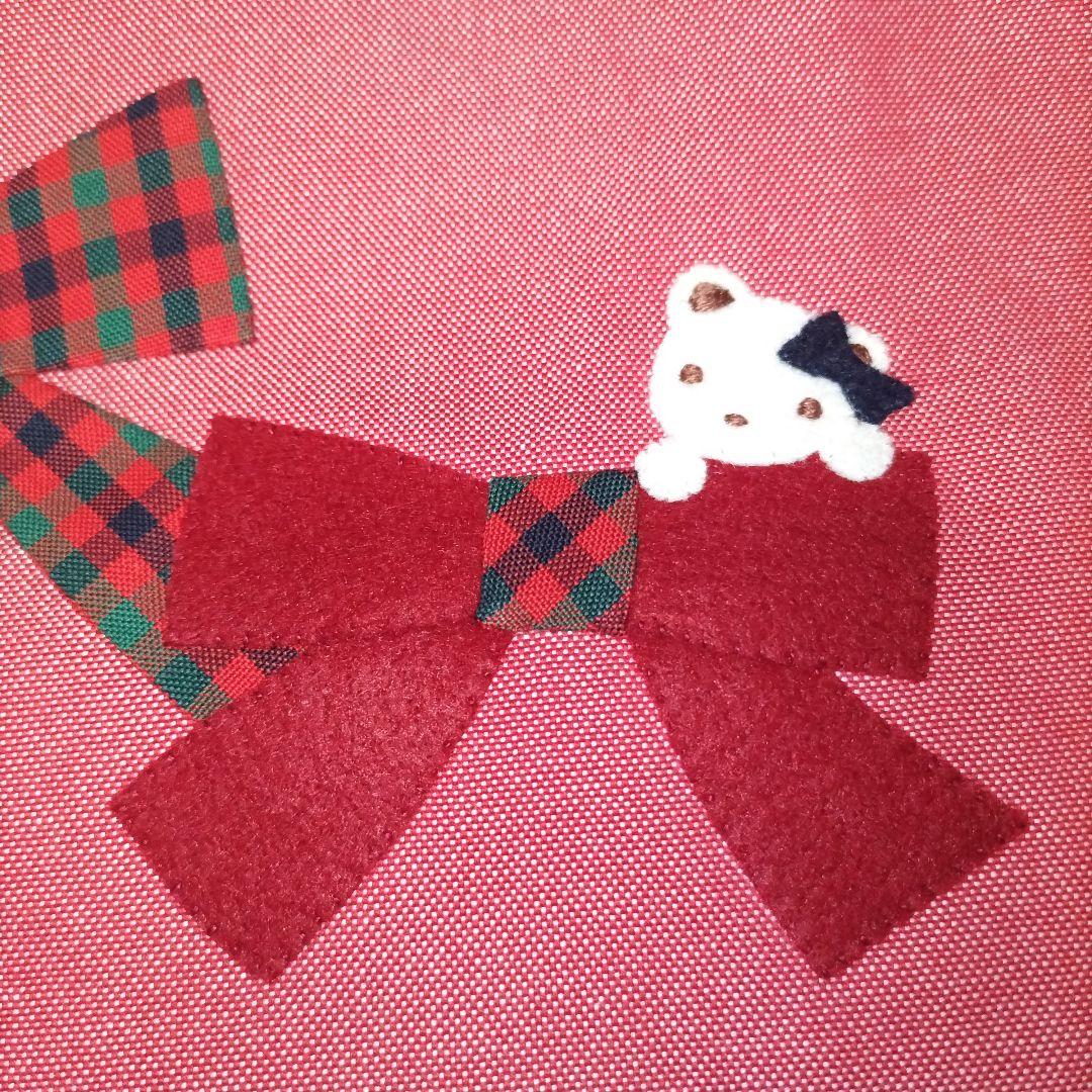 新品未使用　ファミリア　デニムバッグ　トートバッグ完売品　2025年秋冬　レッド