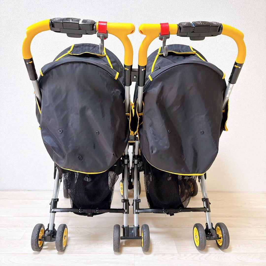 【希少】アップリカ　ネルッコベッド ツインズ サーモ　ベビーカー　二人乗り　双子