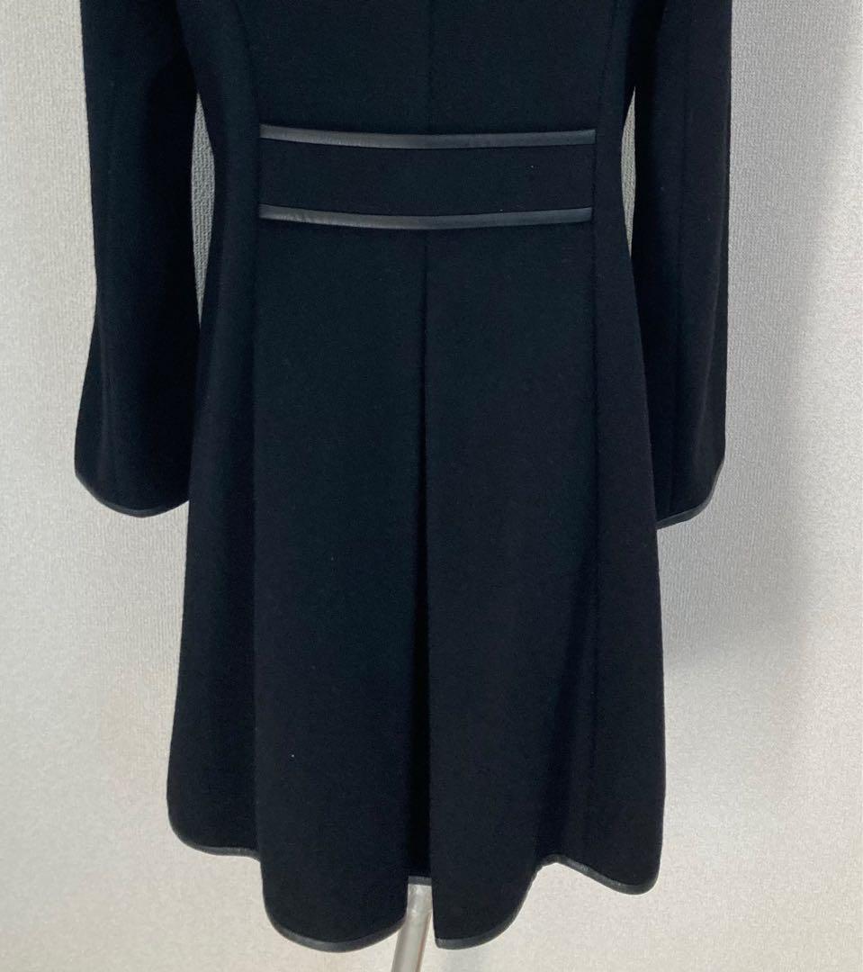 EPOCA エポカウール毛アンゴラコート美品希少ロング丈 M金ボタンポケット