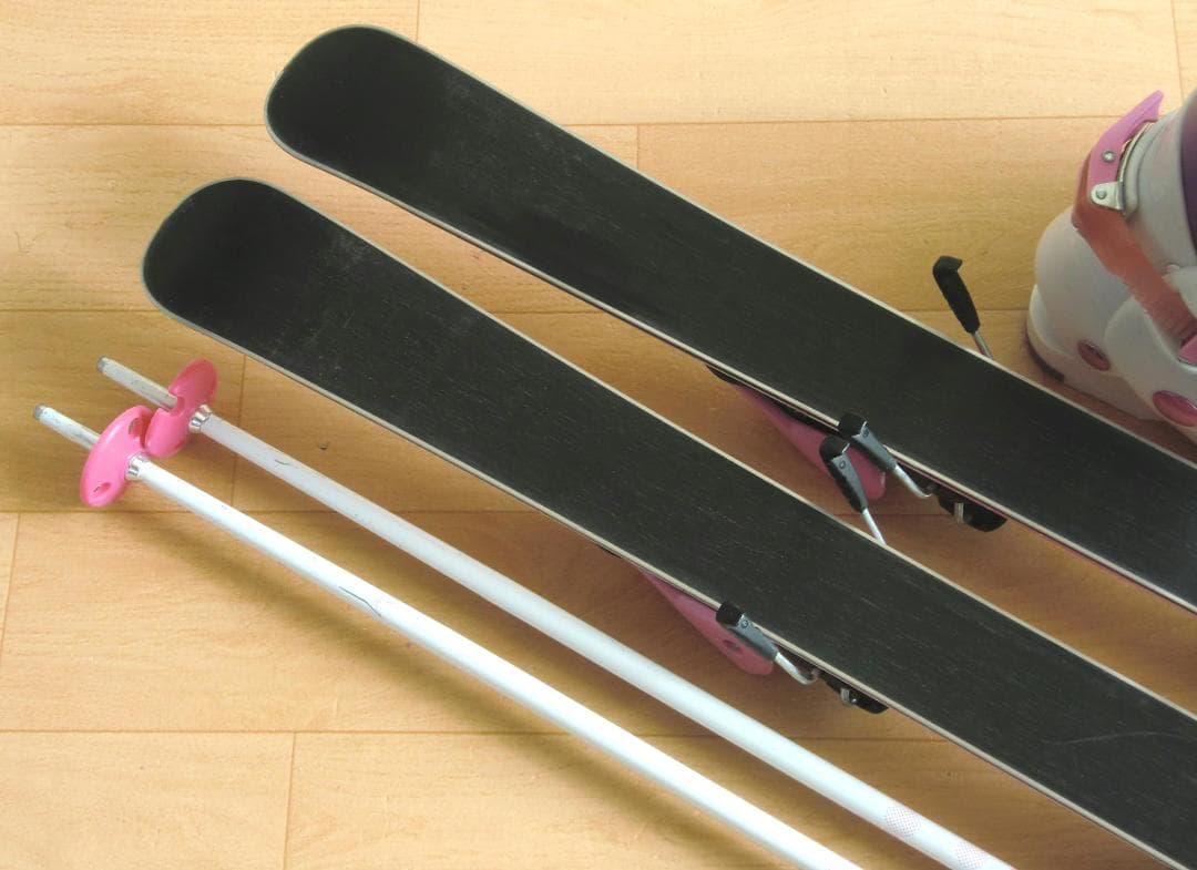 ■■12月・1月限定■送料無料■子供用スキーセット■板106靴21■WAX済■■