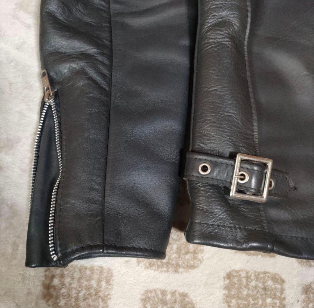 美品　人気 Schott　641 牛タグ　３４ ヘビーステアハイド　ライダース