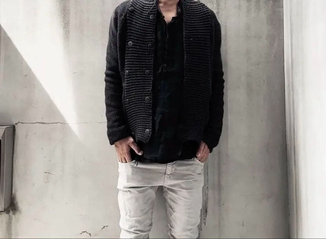 poeme bohemien ニット　ダブル　カーディガン　ポエム　ボヘミアン