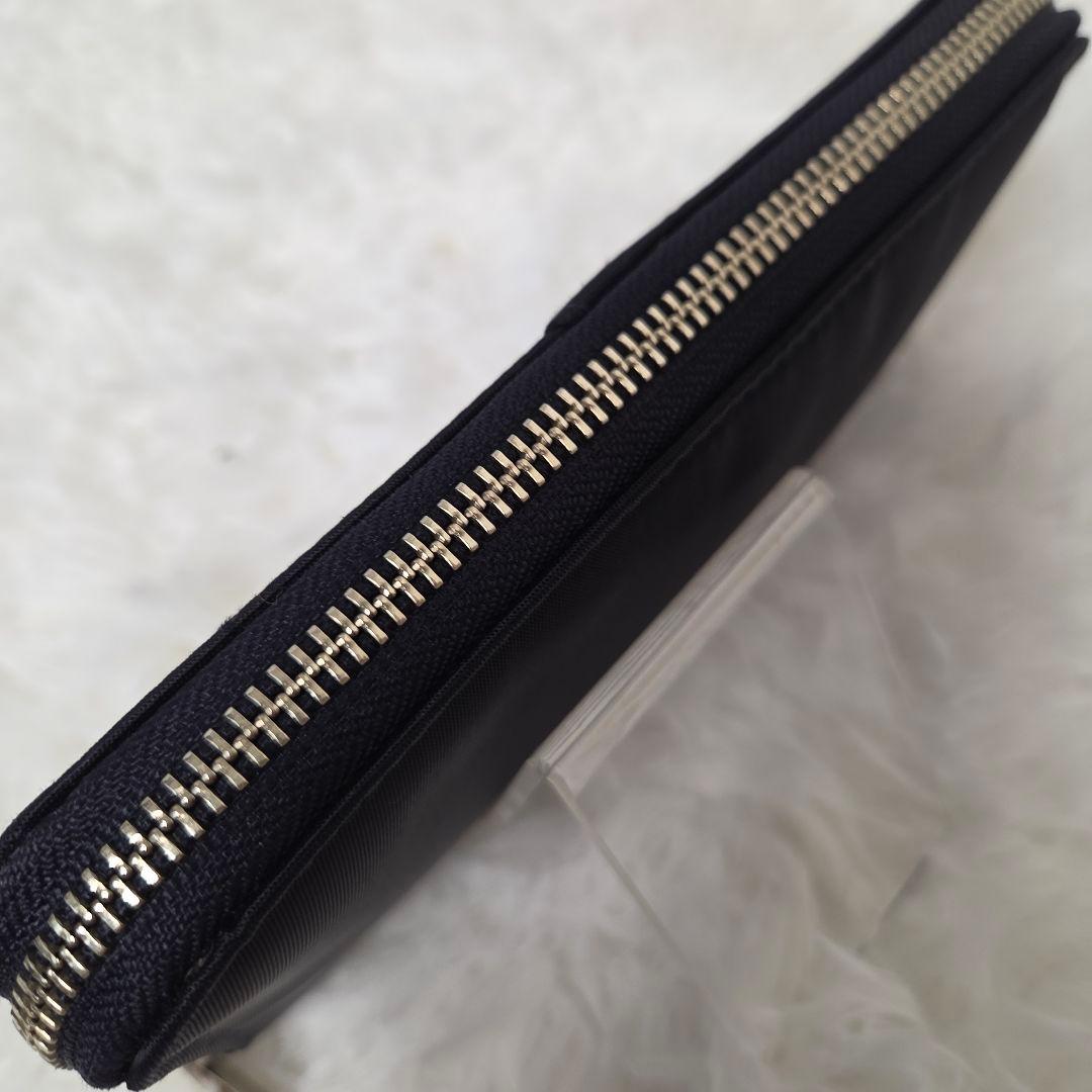 お値下げ【美品】ポーターリフトロングウオレット ネイビー