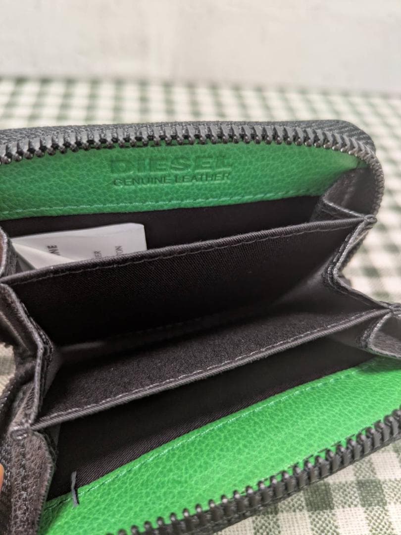 新品美品ディーゼル　メンズ ケース 小銭入れ レザー ブラック