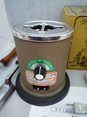 本体美品　タキイ和裁電化鏝　和裁こて　 和裁コテ　タキイ製　鏝２本付