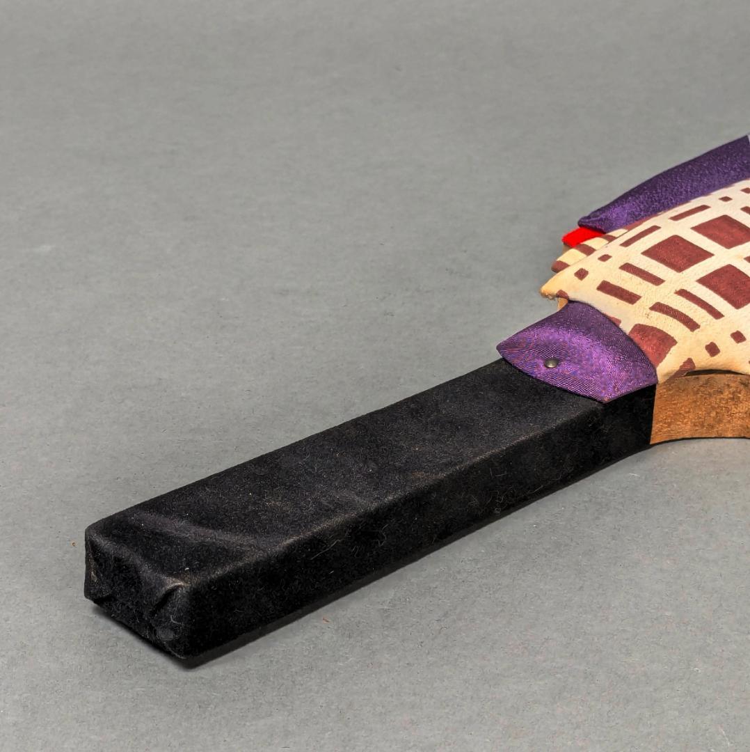 押絵羽子板　琴山？　当時物　アンティーク　昭和レトロ　日本人形　正月飾り　d