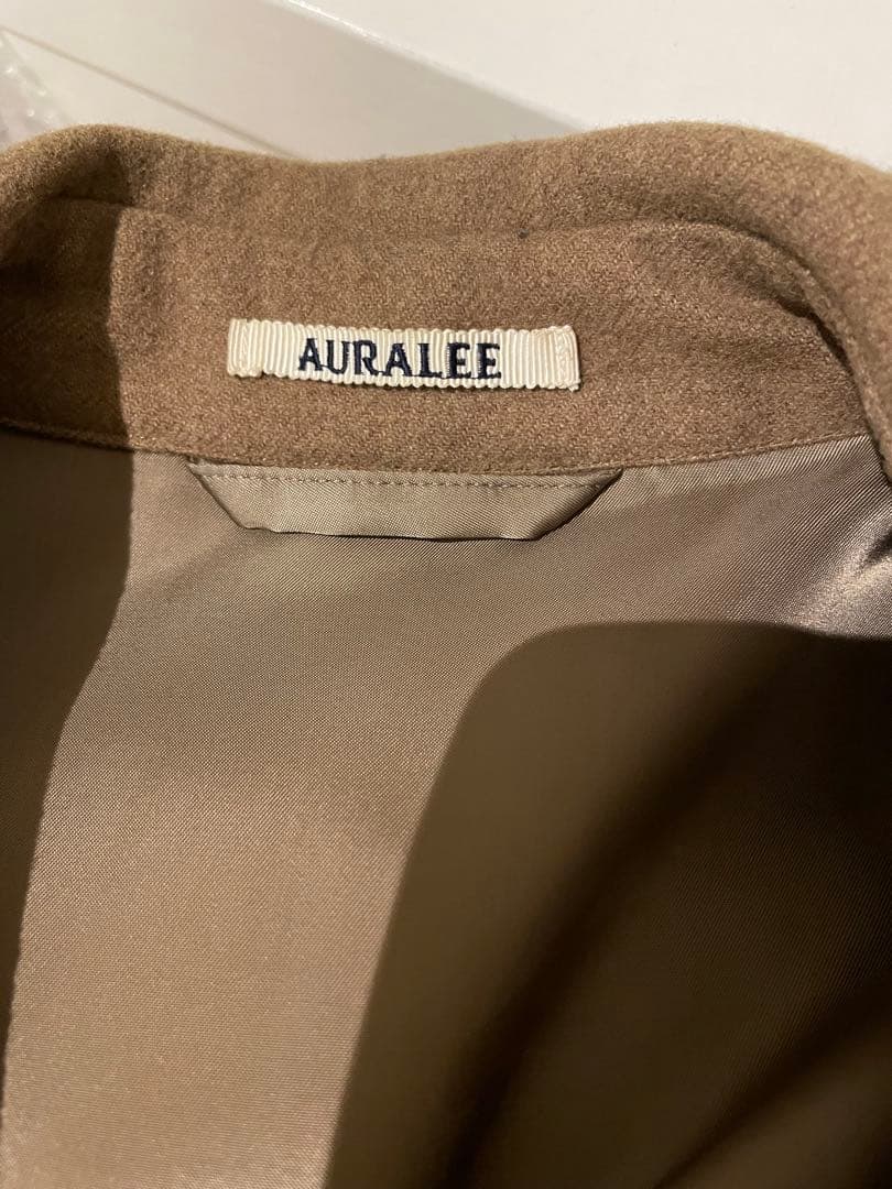 AURALEE ウールカシミア　トレンチコート