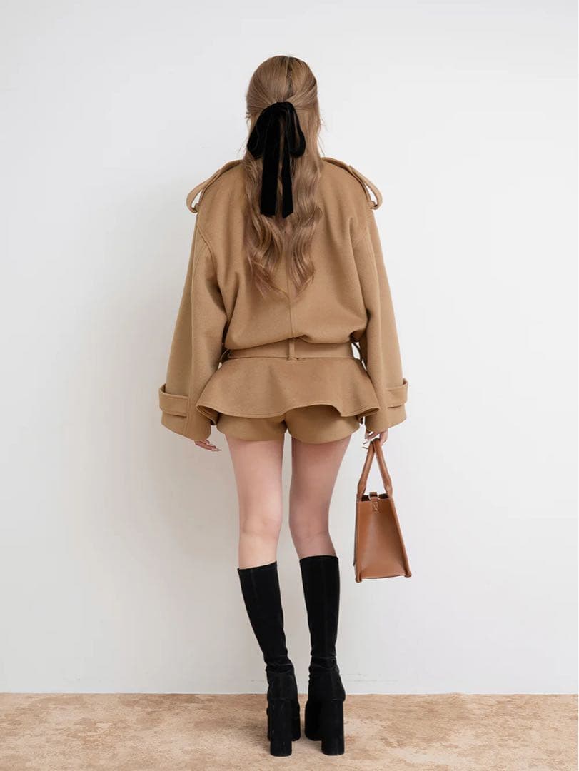 最終値下げ　未開封 Darich ダーリッチ ドロップショルダージャケットコート