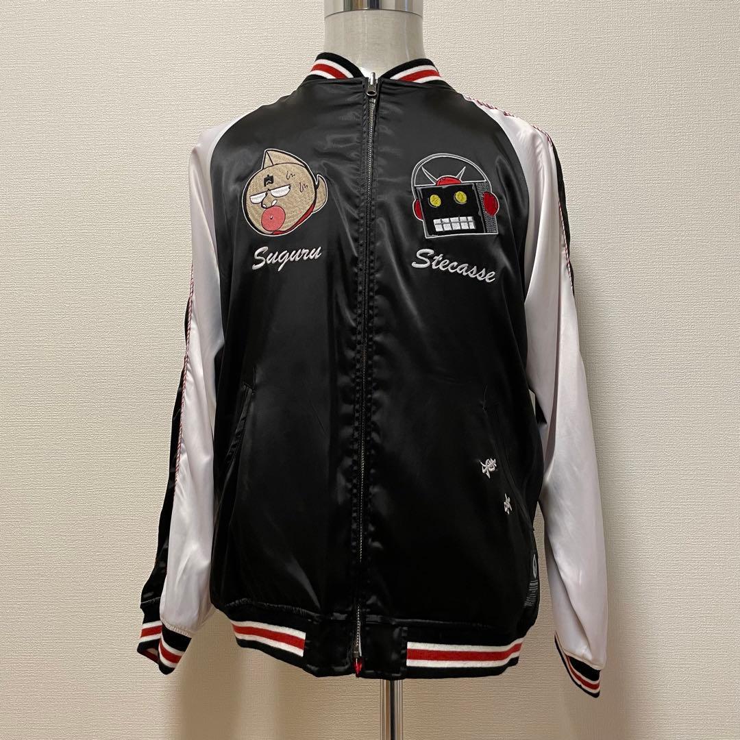 KMA キン肉マンVSステカセキング 東京タワー リバーシブルスカジャン　L