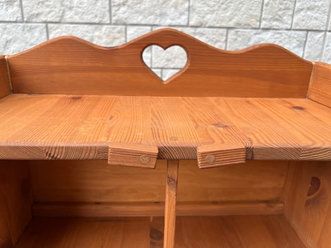 ⭐️【希少】ビンテージの古いカントリー家具：小物収納ケース