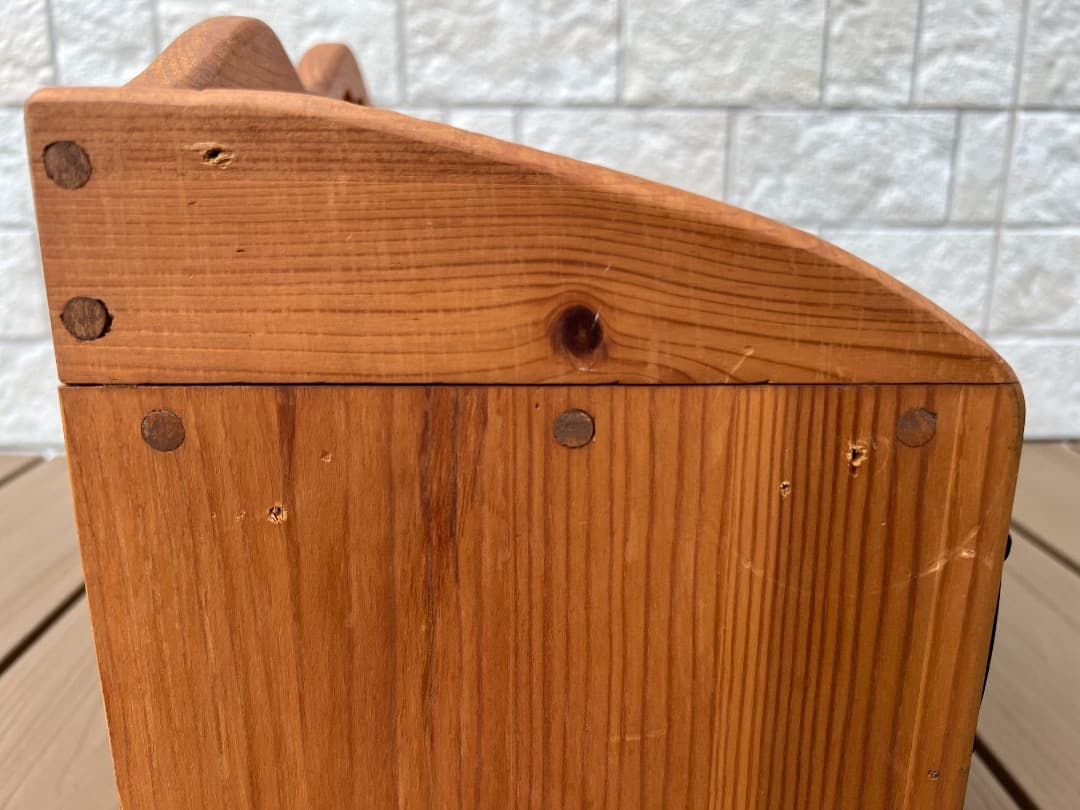 ⭐️【希少】ビンテージの古いカントリー家具：小物収納ケース