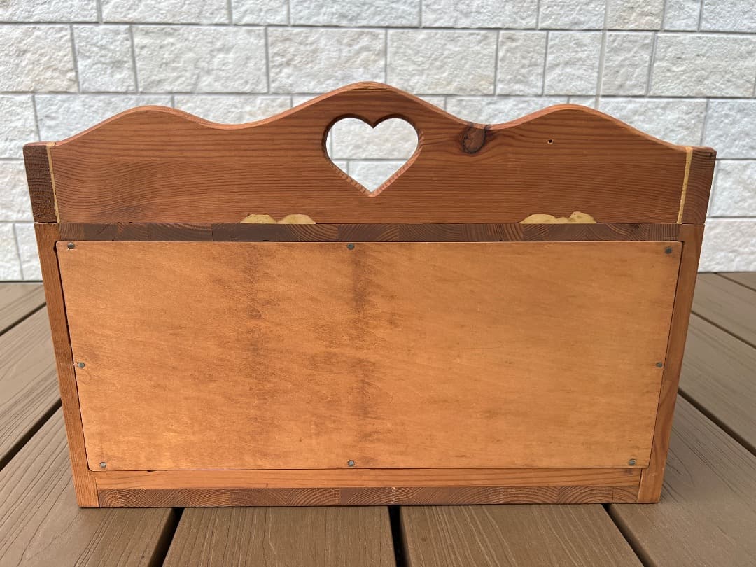 ⭐️【希少】ビンテージの古いカントリー家具：小物収納ケース