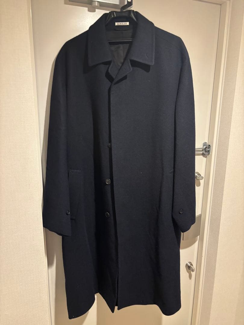 AURALEE 23AW 直営限定 カシミヤフランネルコート サイズ4