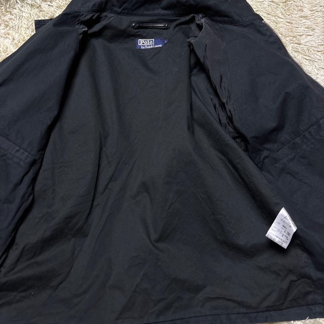 ポロラルフローレン コットン スイングトップ ブルゾン G9 ハリントン 黒