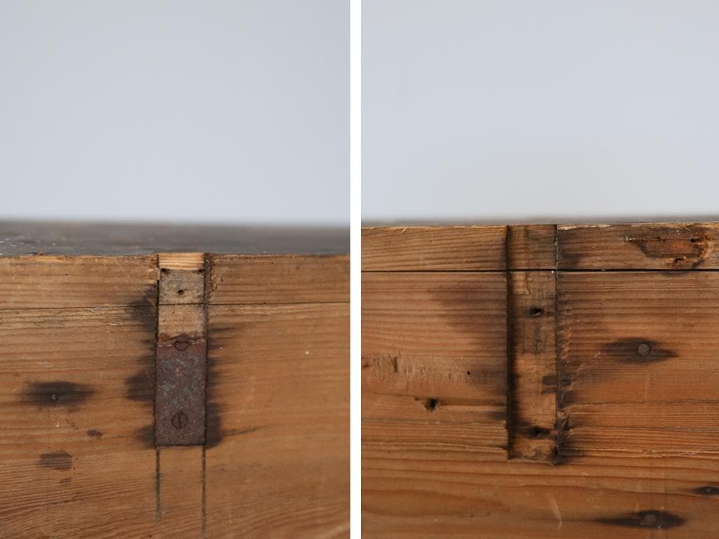 フランスアンティーク木製ウォールフック/シェルフ/壁掛けラック(90-55)