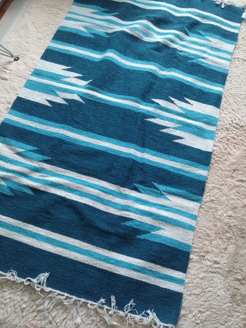 チャイハネ オルテガ柄ラグマット 2枚セット