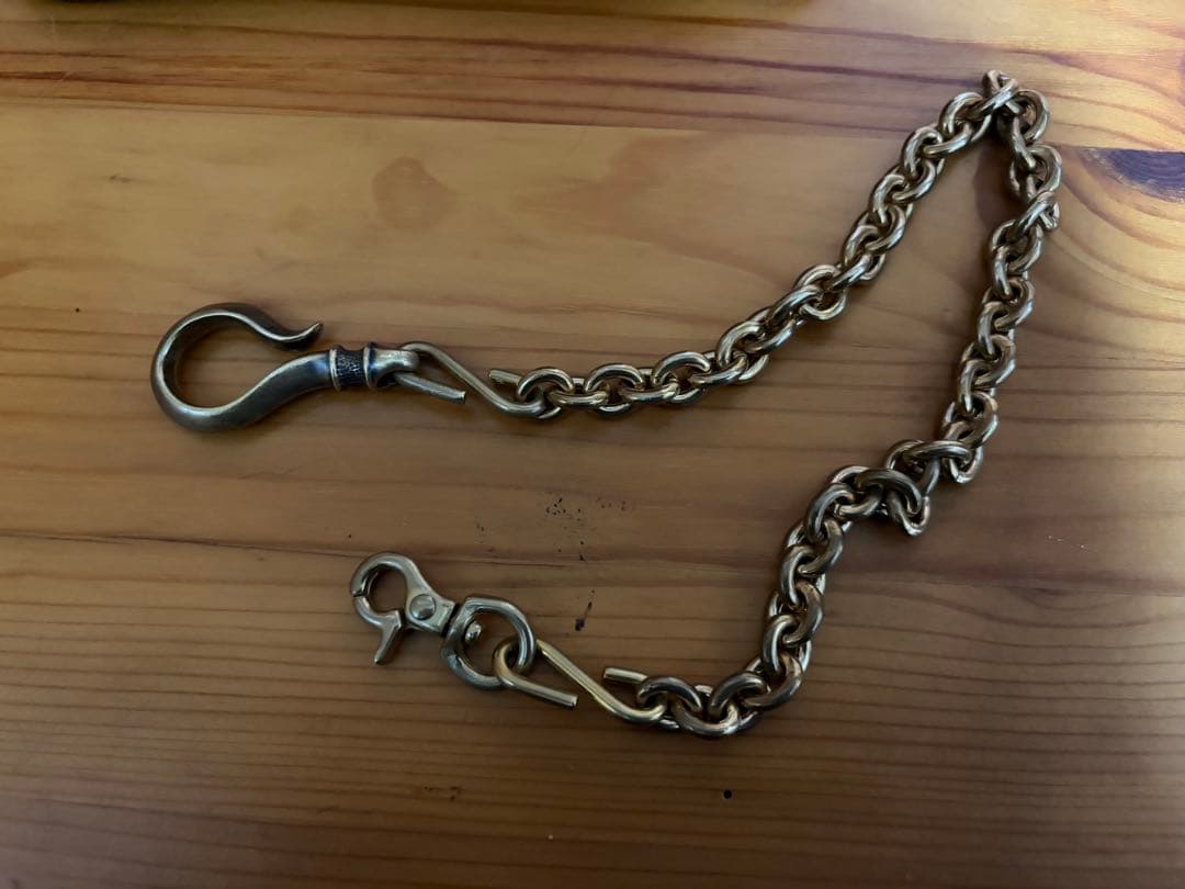 god fish 手縫い　トラッカーウォレット　革蛸　亀太郎　ブッテーロ