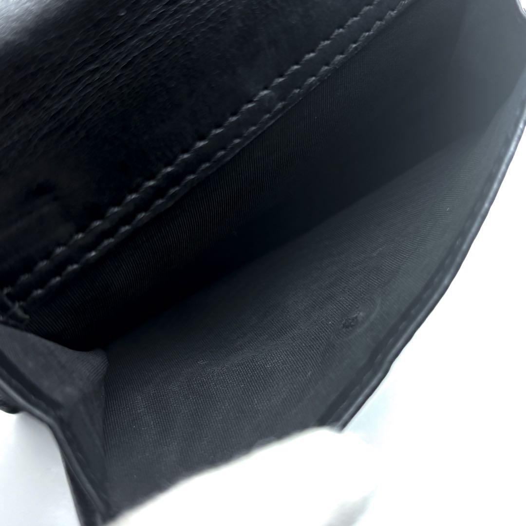 【美品✨レア】シャネル 財布 ココステッチ キャビア 三つ折 コンパクト