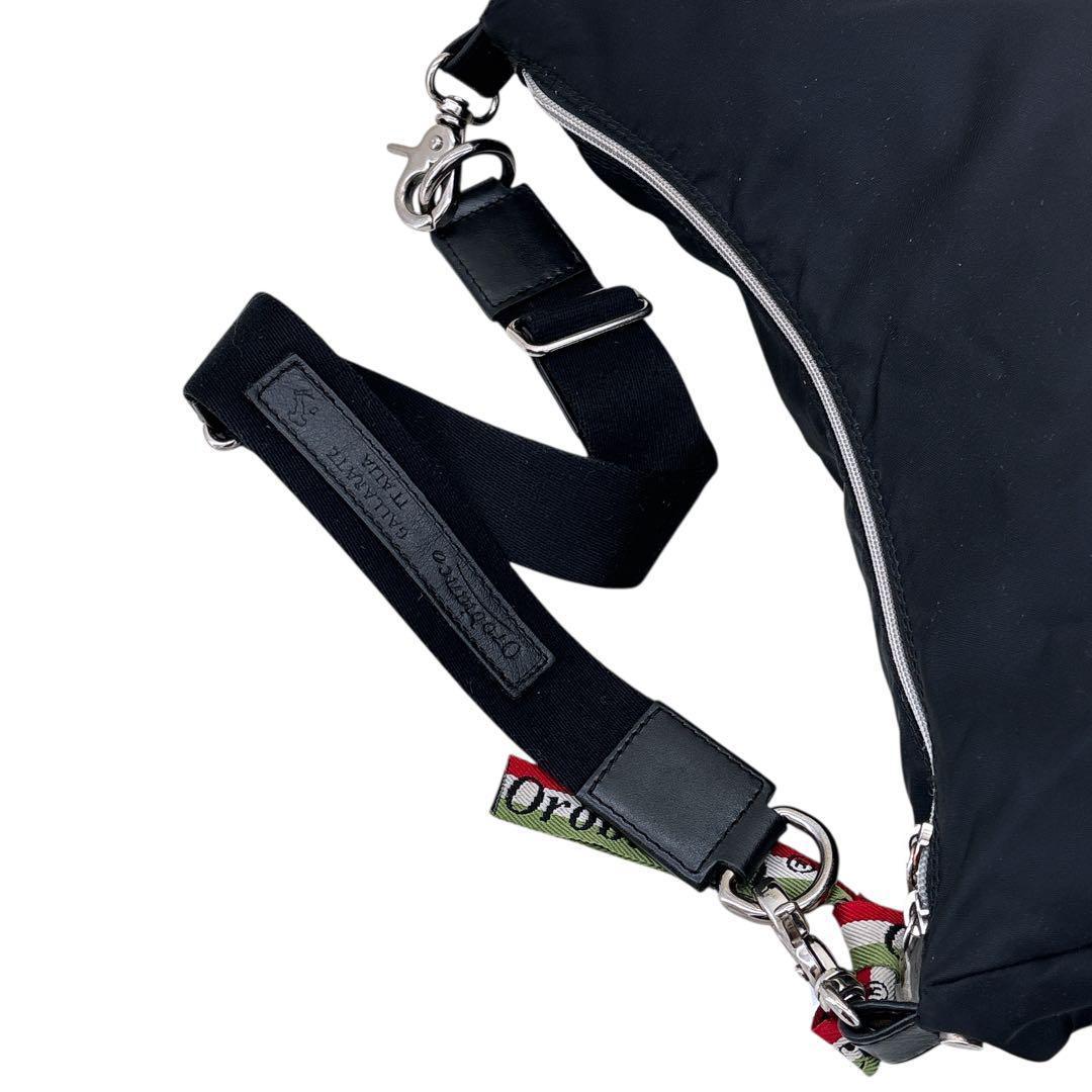 オロビアンコ ショルダーバッグ メッセンジャー リボン付 斜め掛け サコッシュ