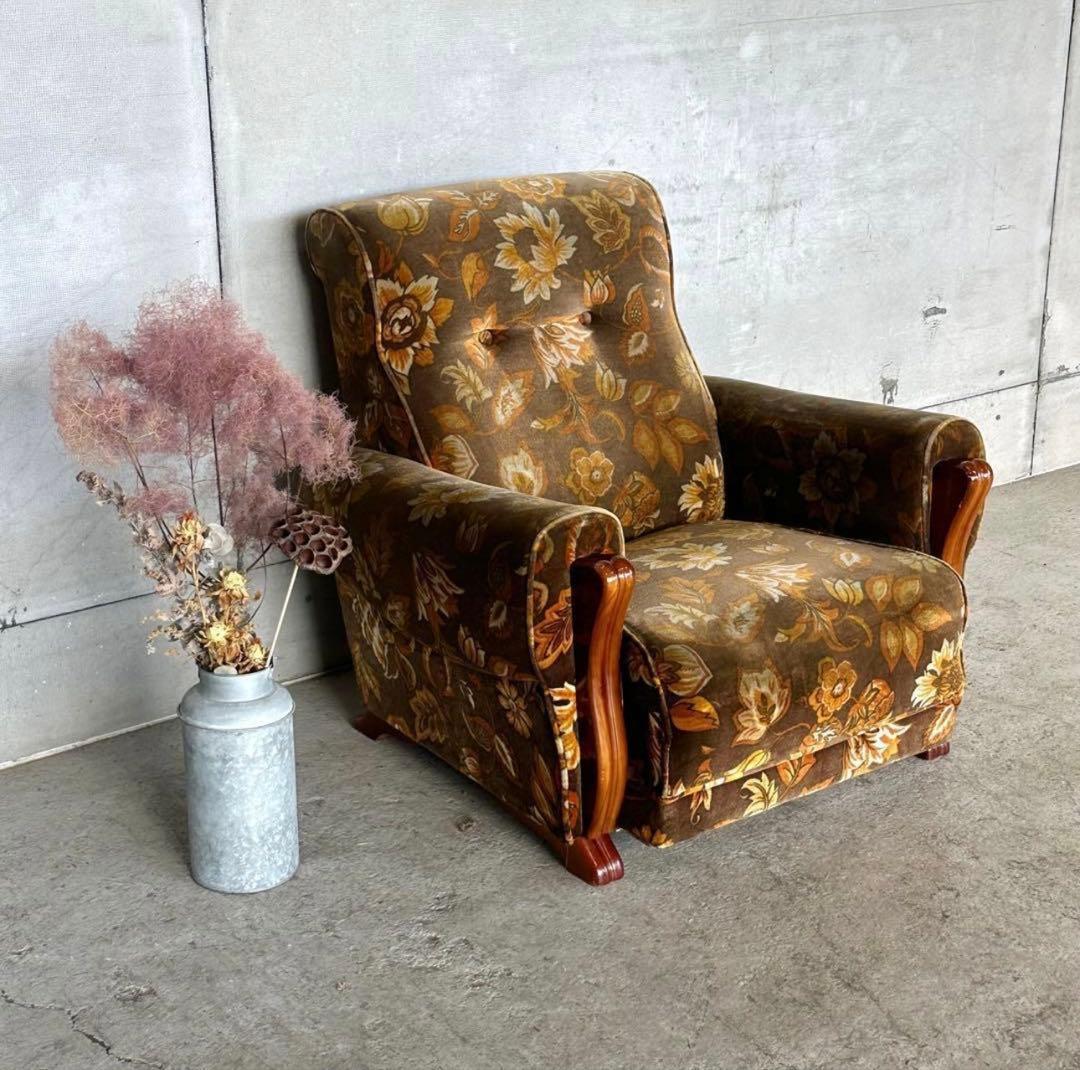 ꧁✿✿✿꧂金華山 ヴィンテージ 70s ミッドセンチュリー ソファ　サンフェード