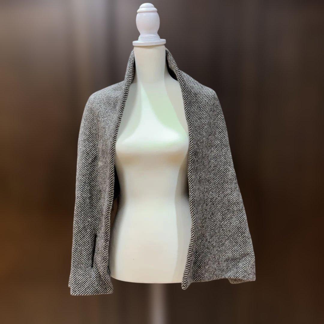 Yohji Yamamoto +Noir ヘリンボーン変形ストール