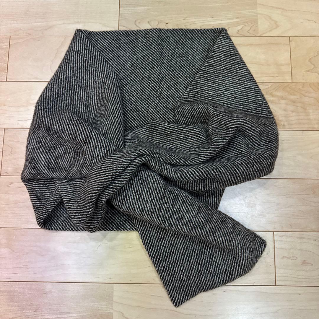 Yohji Yamamoto +Noir ヘリンボーン変形ストール