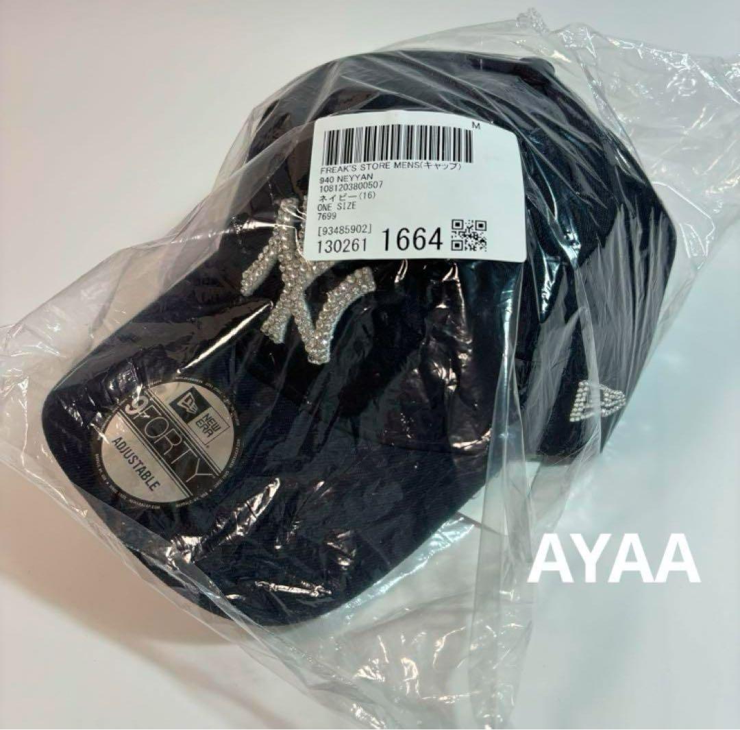 NEWERA キャップ デコ 9FORTY スワロフスキー ニューエラ ブラック