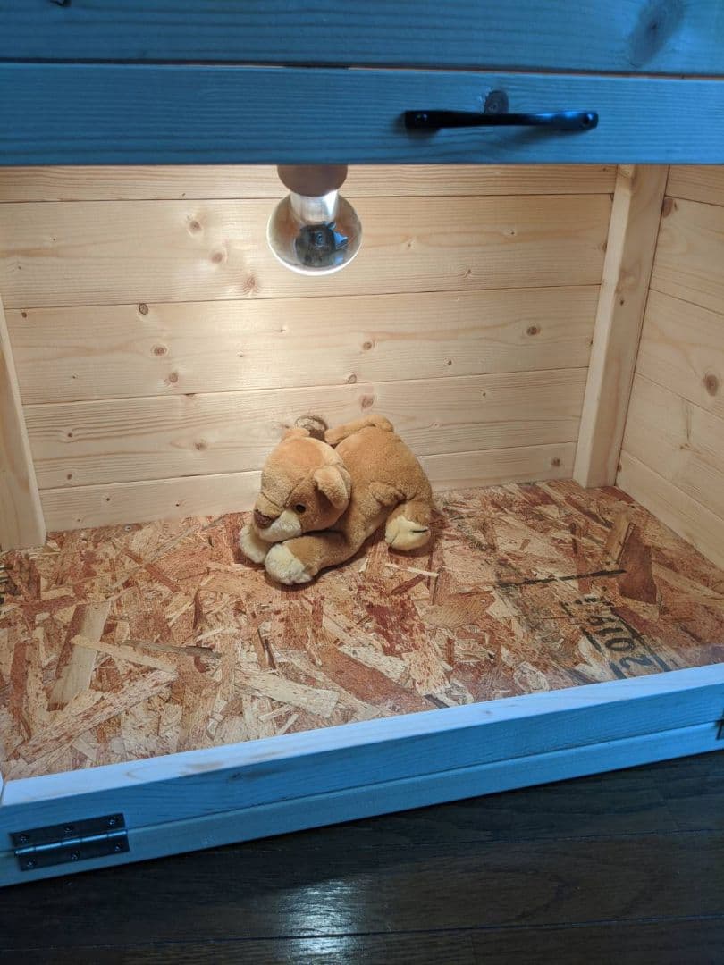 送料込み 爬虫類ケージ　小動物ケージ　木製ケージ　飼育