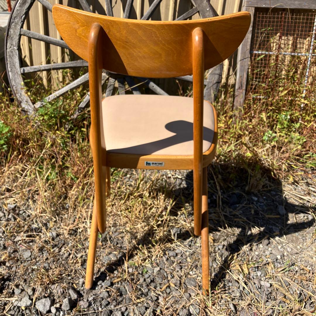 昭和レトロ オールドマルニ 70s デルタチェア マルニ木工 希少 ①