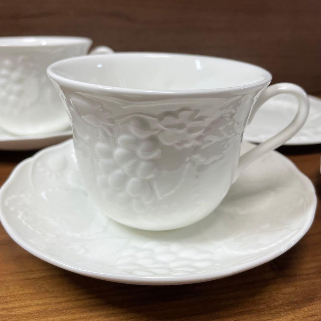 【廃盤】新品　黒壺　10点セット　ウェッジウッド ストロベリーバイン 未使用