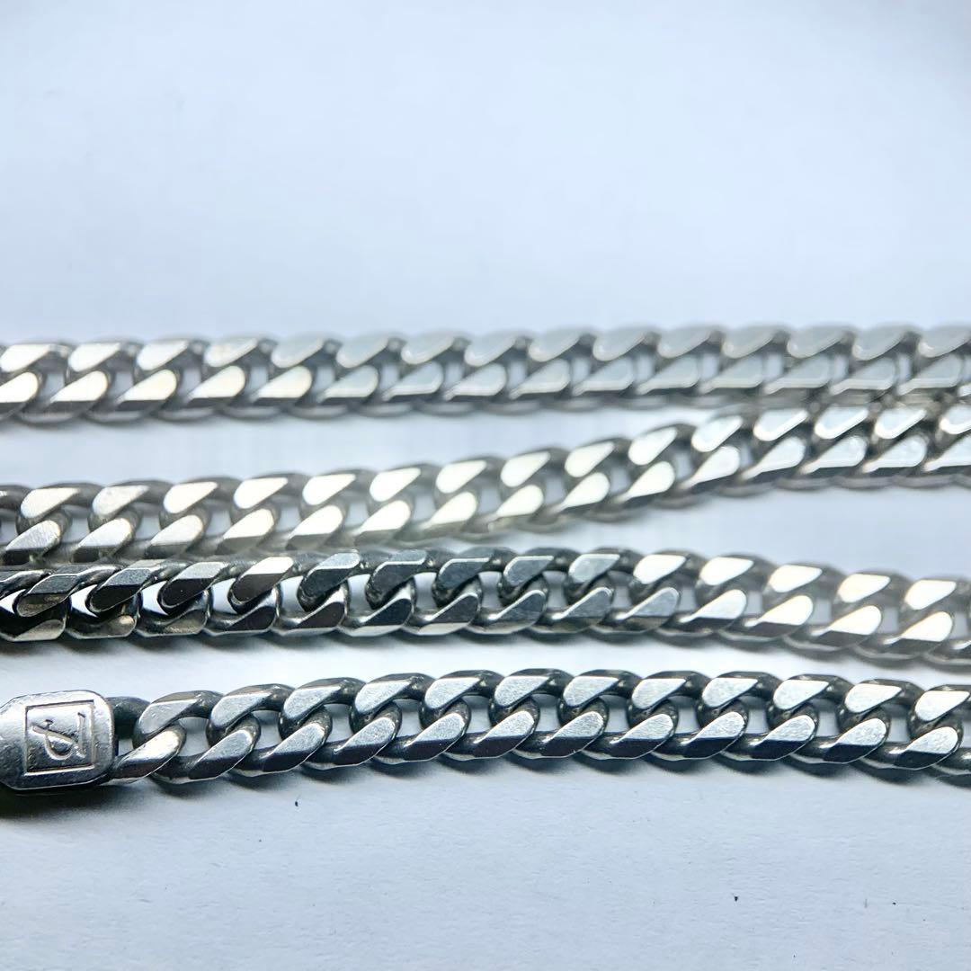 希少 レダシルマ ネックレス 喜平 ダイヤモンド 9粒 0.10 ゲルマニウム