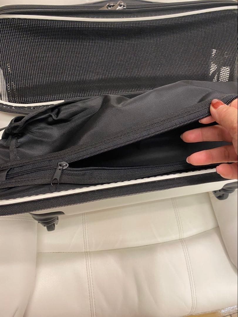 GEXジェックスÖSOTOキャリー ローラーⅡ M ホワイト美品中古送料無料