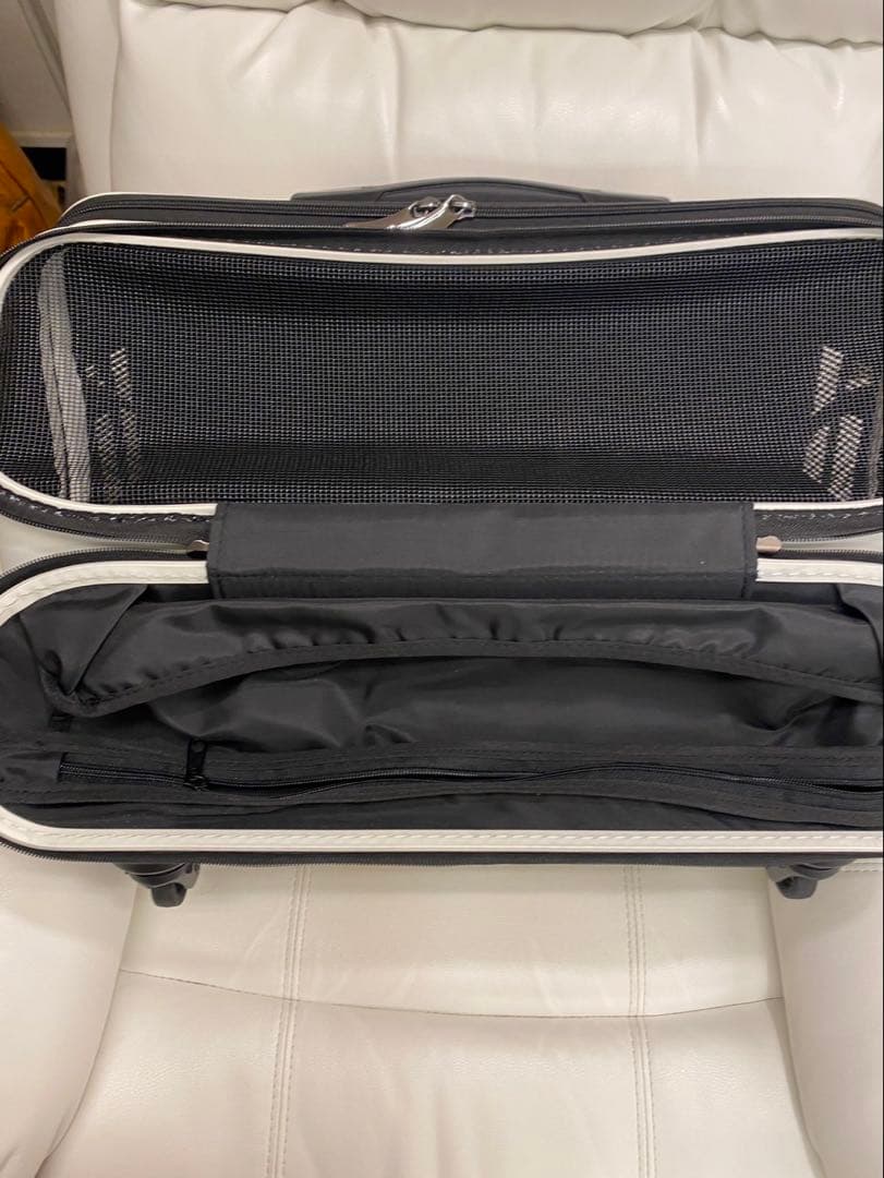 GEXジェックスÖSOTOキャリー ローラーⅡ M ホワイト美品中古送料無料