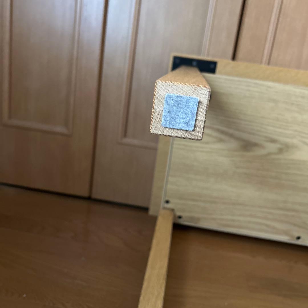 無印良品 オーク材デスク・オープン棚付