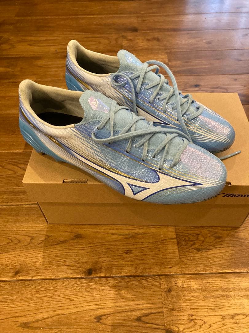 25cm Mizuno ELITE アルファ3ライトブルー