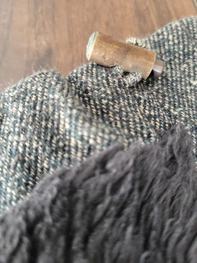 9000→8000 に 45r*p　暖かーいもこもこモッズコート。